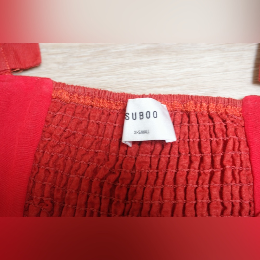 SUBOO Rising Sun Linen Mini Dress.  Send OFFERS - Picture 10 of 14